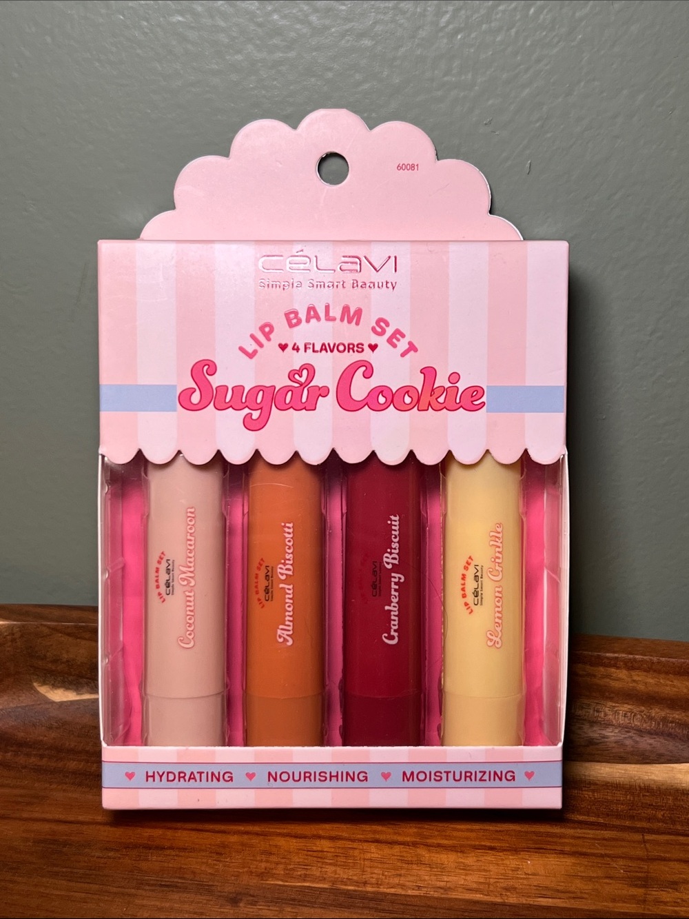 Celavi Sugar Cookie Lip Balm Set